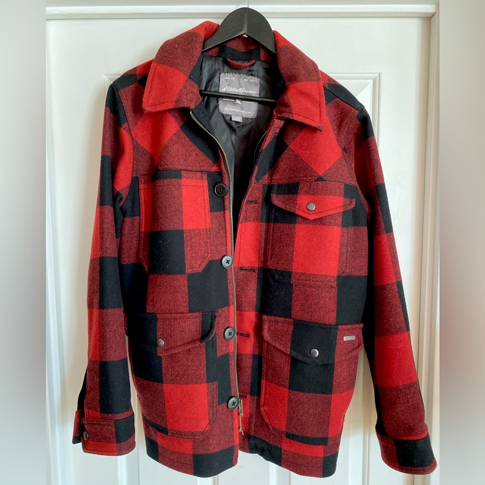 Men’s Eddie Bauer Buffalo Check coat